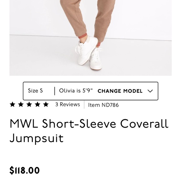 MWL by Maxwell Brown Short-Sleeve Coverall Jumpsuit. OBO - Picture 7 of 10